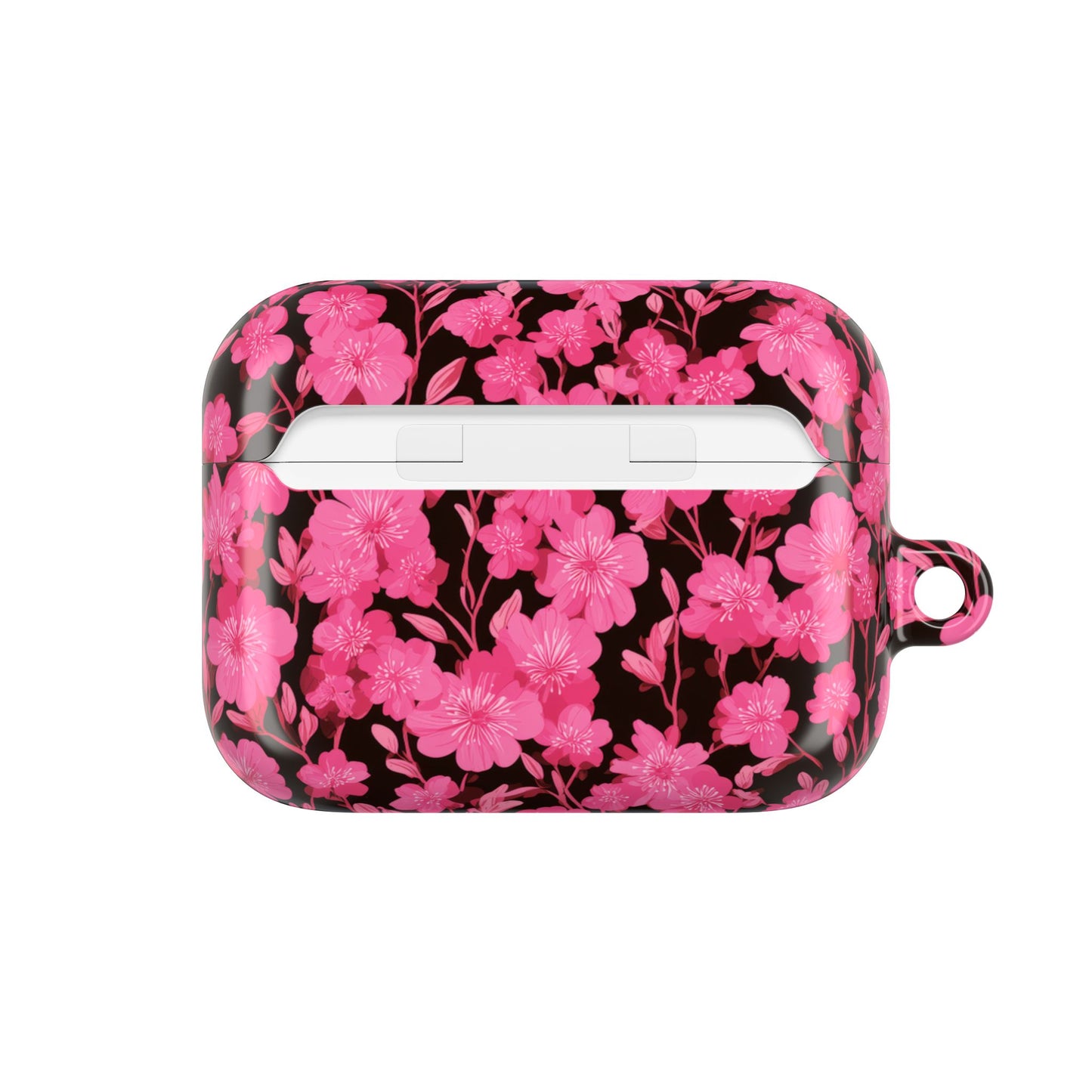 Floral AirPod Case, Cute Pink Wireless Earbud Cover, Gift for Music Lovers, Floral Tech Accessory, Stylish Earbud Holder
