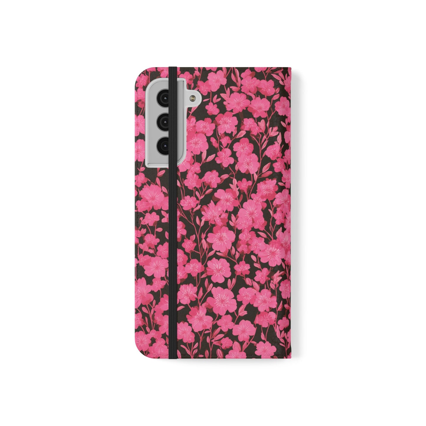 Floral Flip Cases for Phones, Cute Floral Phone Wallet, Gift for Her, Trendy Phone Accessories, Mother's Day Gift, Phone Protection