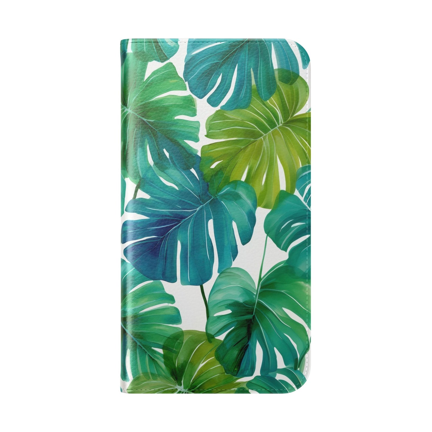 Tropical Leaf Phone Case, Flip Case for Smartphones, Modern Phone Cover, Gift for Nature Lovers, Travel Accessory, Tropical Vibes