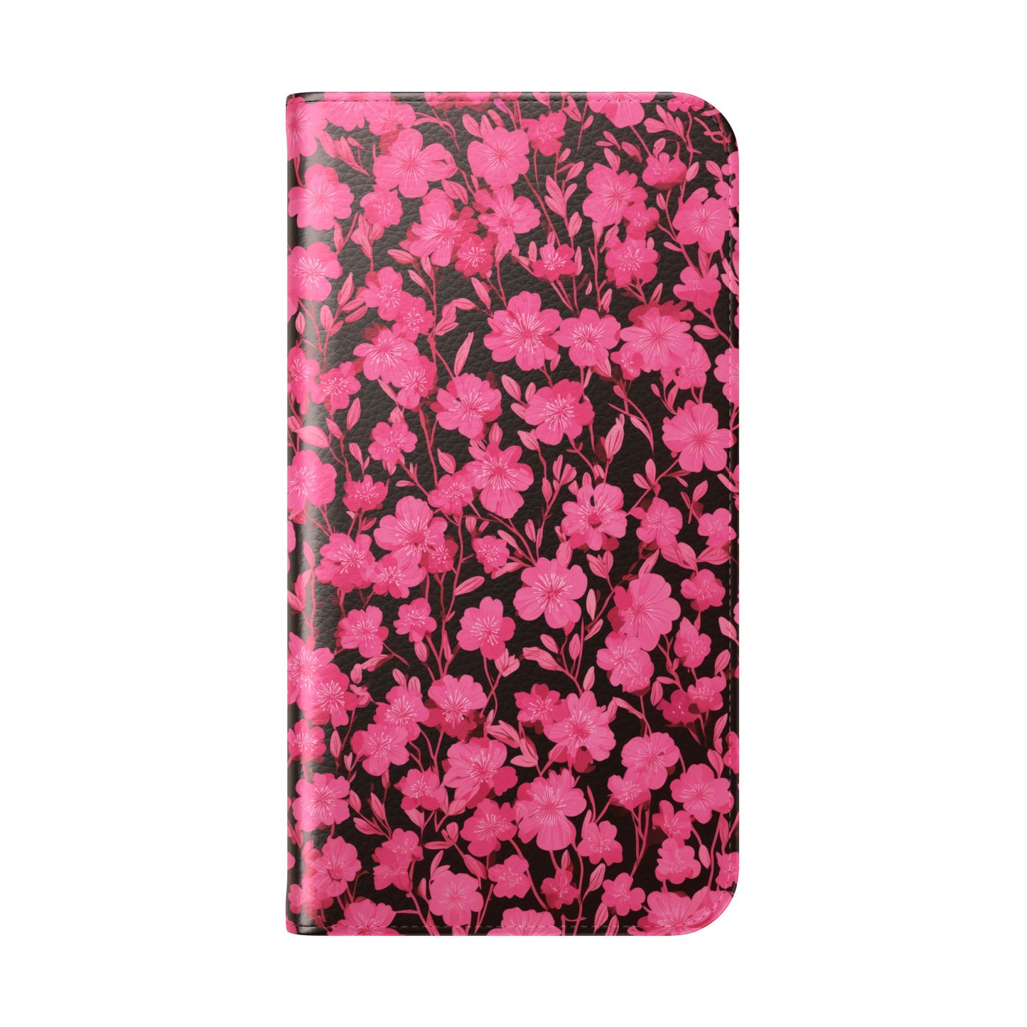 Floral Flip Cases for Phones, Cute Floral Phone Wallet, Gift for Her, Trendy Phone Accessories, Mother's Day Gift, Phone Protection