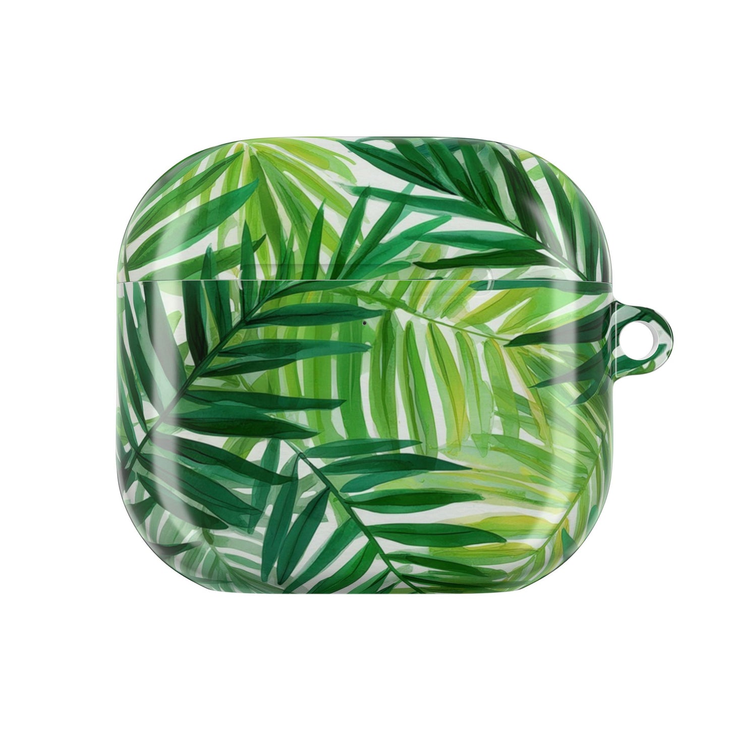 Tropical Leaf AirPod Case, Stylish AirPods Cover, Nature-Inspired Earbud Protector, Gift for Music Lovers, Greenery AirPod Accessories