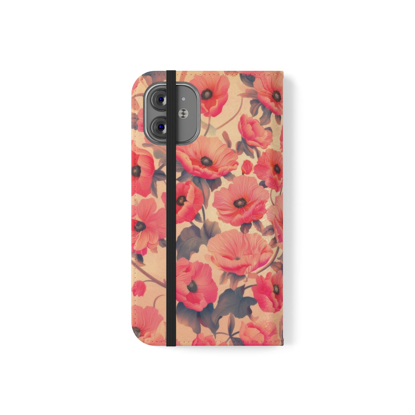 Floral Flip Phone Case - Stylish Smartphone Protector, Floral Design Case, Gift for Her, Trendy Tech Accessory, Mother's Day Gift