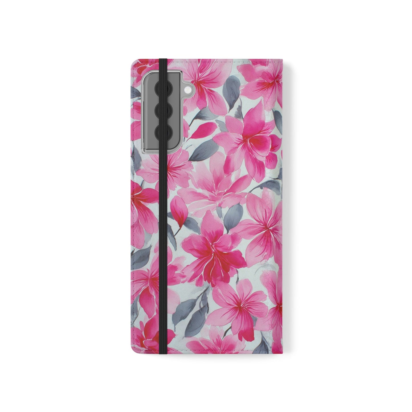 Floral Flip Phone Cases, Elegant Smartphone Covers, Spring Decor, Stylish Gift for Her, Patterned Wallet Case, Trendy Phone Protectors