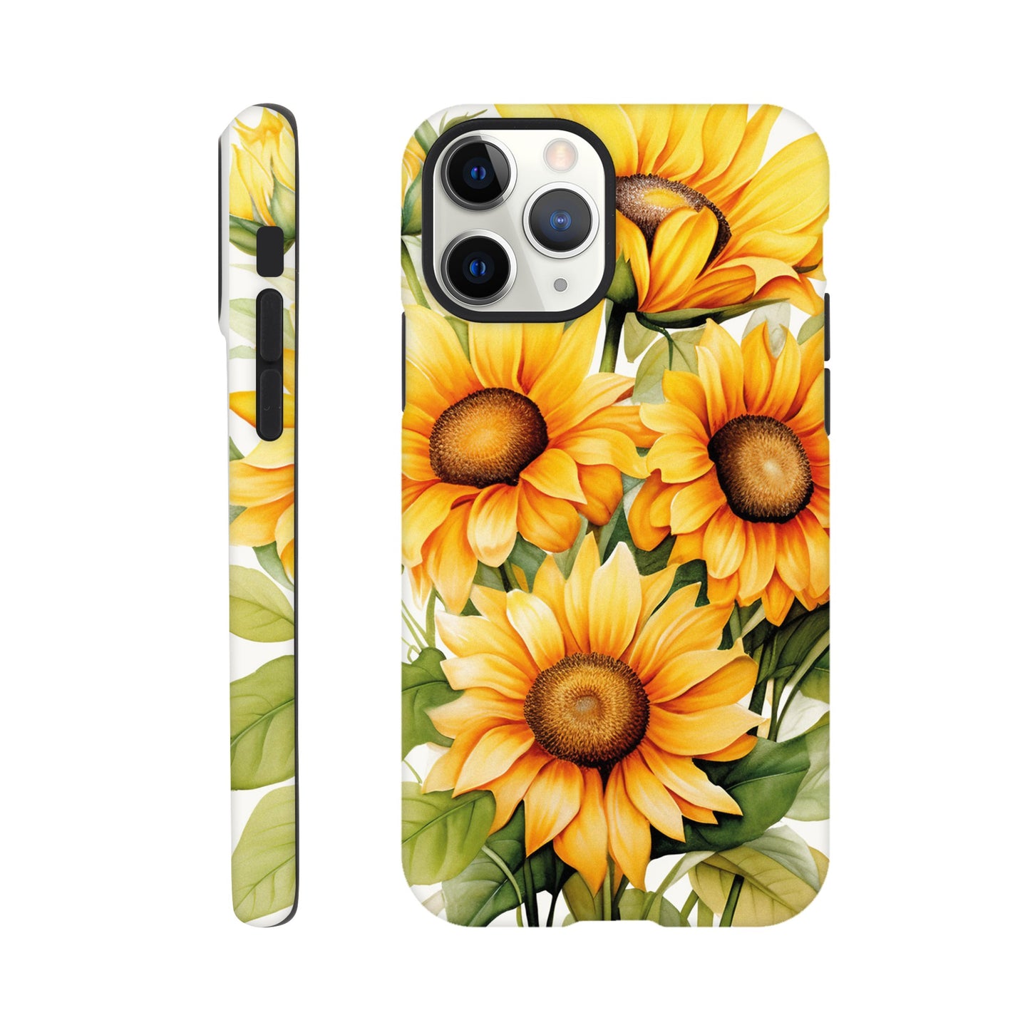 Watercolour sunflowers - Phone case sturdy