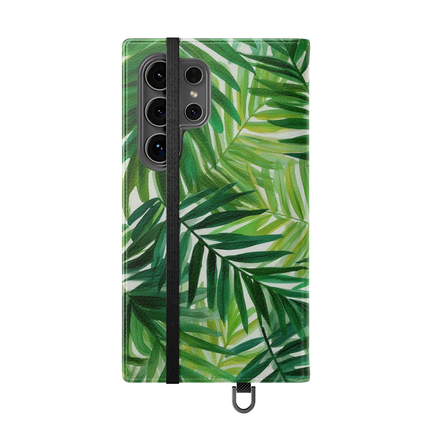 Tropical Leaf Flip Case for Phones, Eco-Friendly Phone Cover, Stylish Wallet Case, Perfect Gift for Nature Lovers, Spring/Summer Accessory