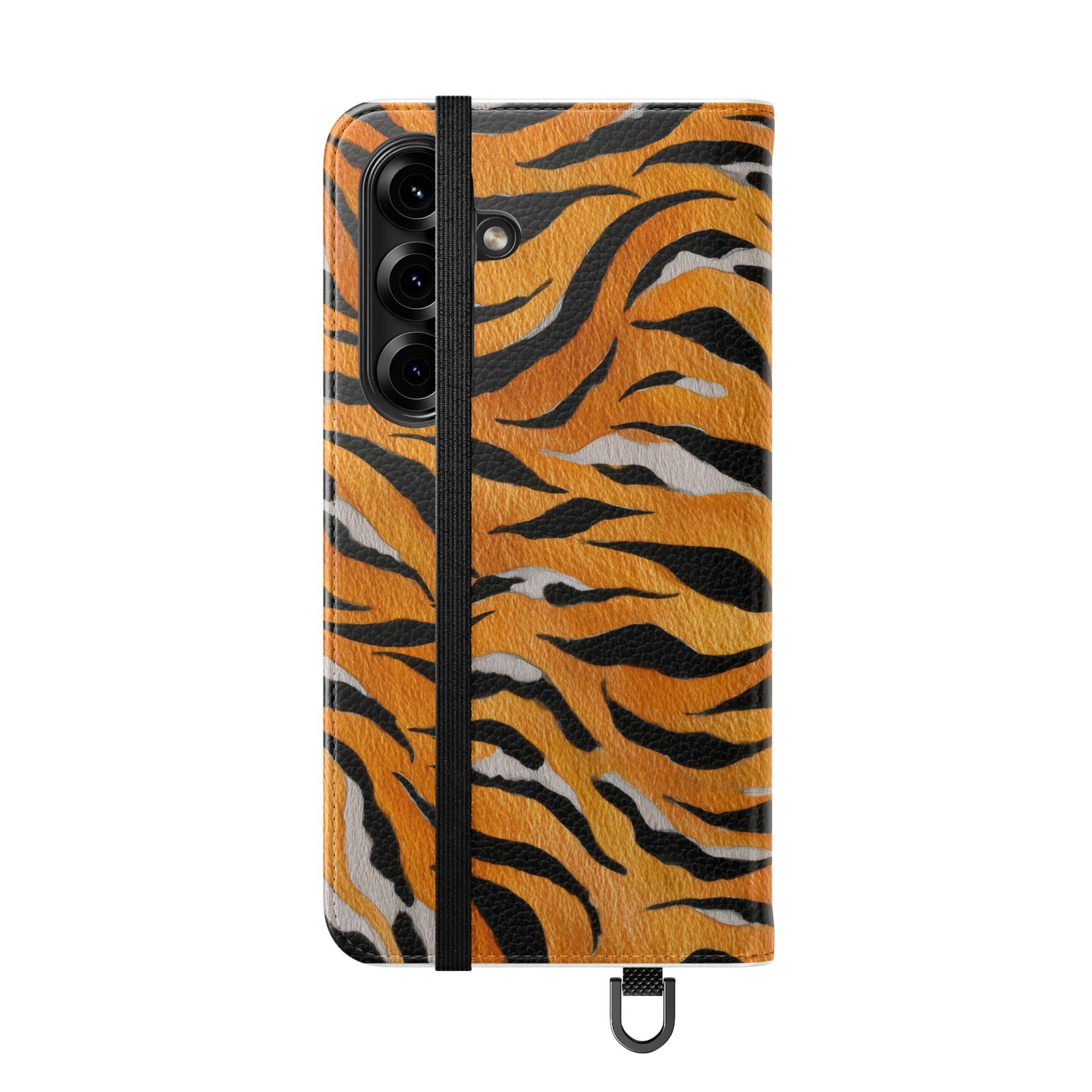Tiger Print Flip Case, Personalized Phone Case, Stylish Wallet Case, Animal Print Cover, Gift for Wildlife Lovers