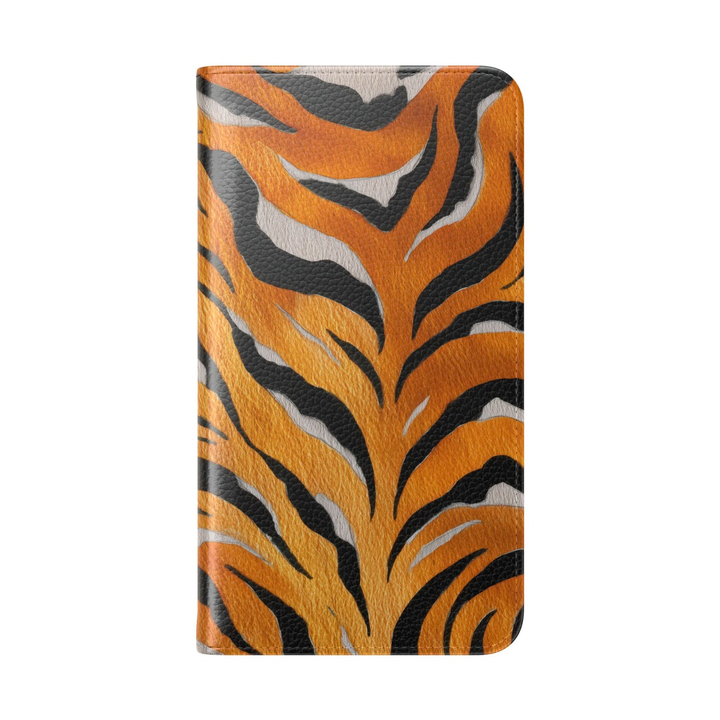 Tiger Print Flip Case, Personalized Phone Case, Stylish Wallet Case, Animal Print Cover, Gift for Wildlife Lovers