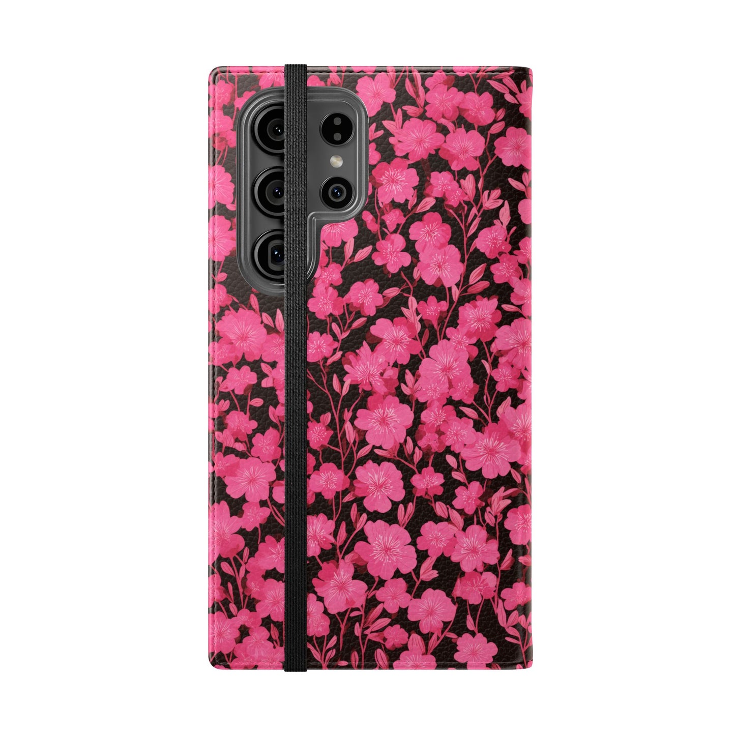 Floral Flip Cases for Phones, Cute Floral Phone Wallet, Gift for Her, Trendy Phone Accessories, Mother's Day Gift, Phone Protection