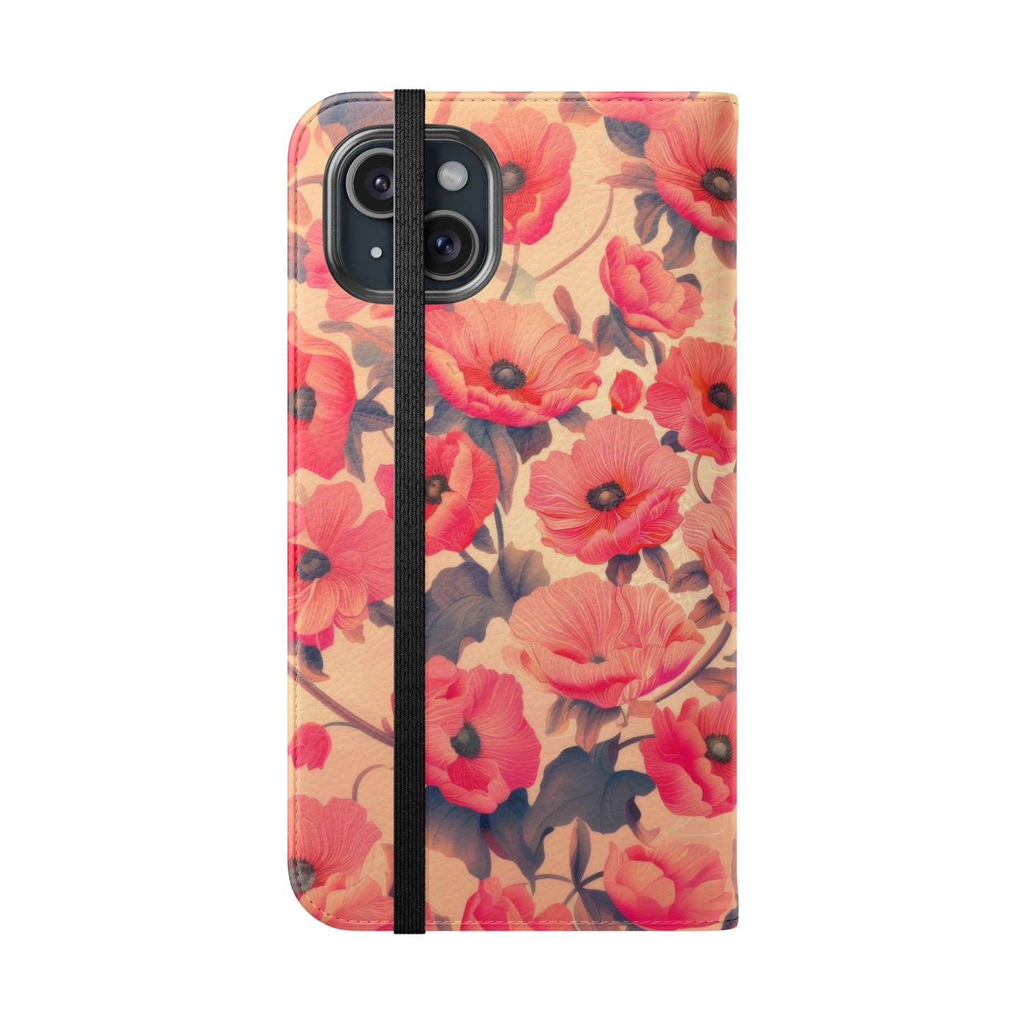 Floral Flip Phone Case - Stylish Smartphone Protector, Floral Design Case, Gift for Her, Trendy Tech Accessory, Mother's Day Gift