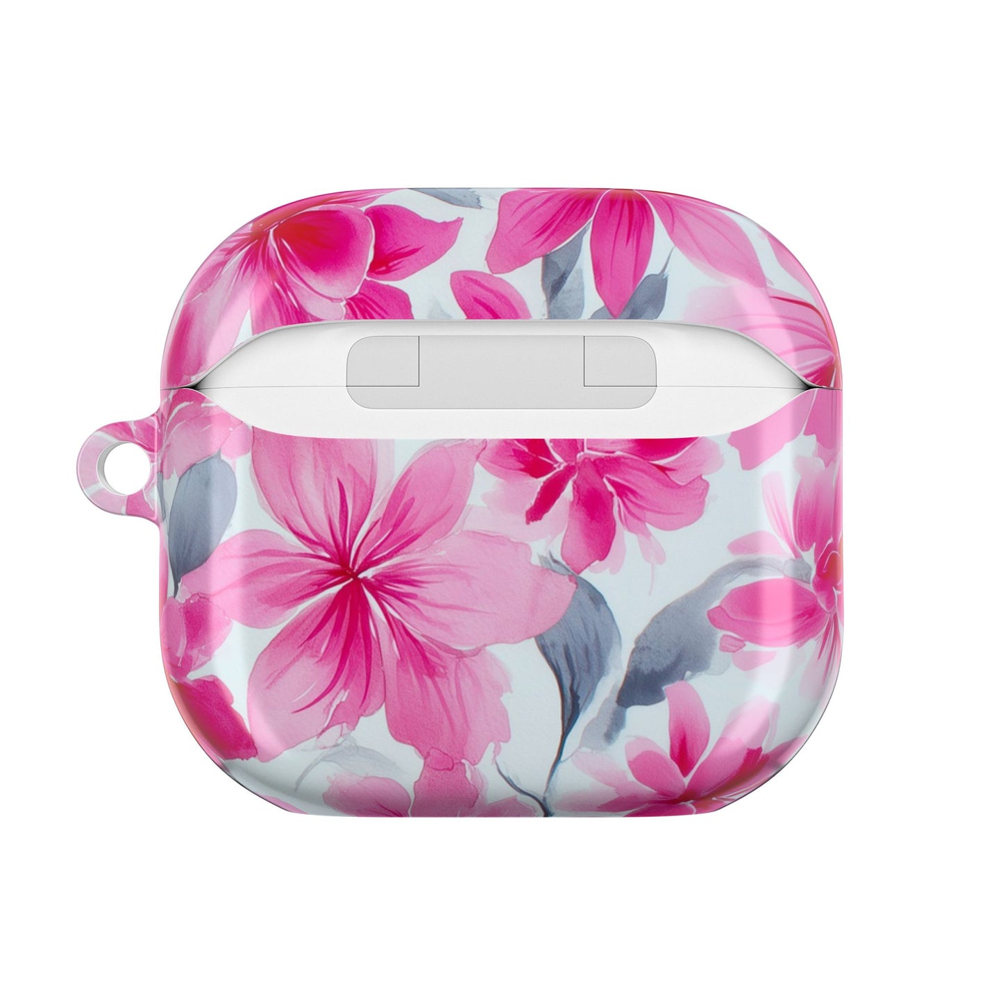 Floral AirPod Cases, Pink Flower Earbud Cover, Cute Tech Accessory, Gift for Her, Spring Vibes, Trendy Earphone Case