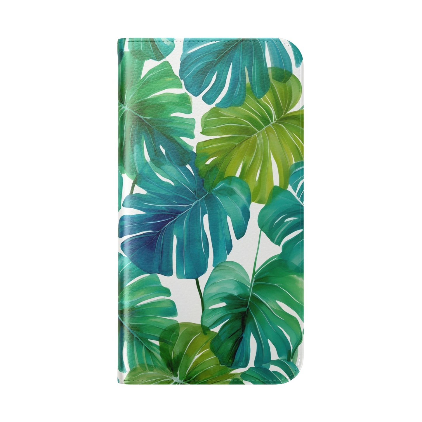 Tropical Leaf Phone Case, Flip Case for Smartphones, Modern Phone Cover, Gift for Nature Lovers, Travel Accessory, Tropical Vibes