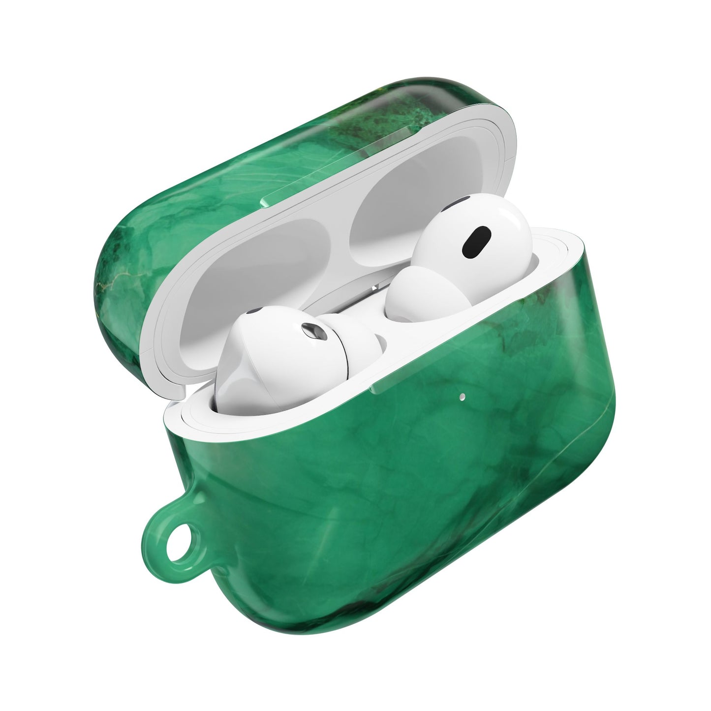 Stylish AirPod Cases - Marble Green Design, AirPods Cover, Custom Earphone Case, Gift for Music Lovers, Trendy Accessory