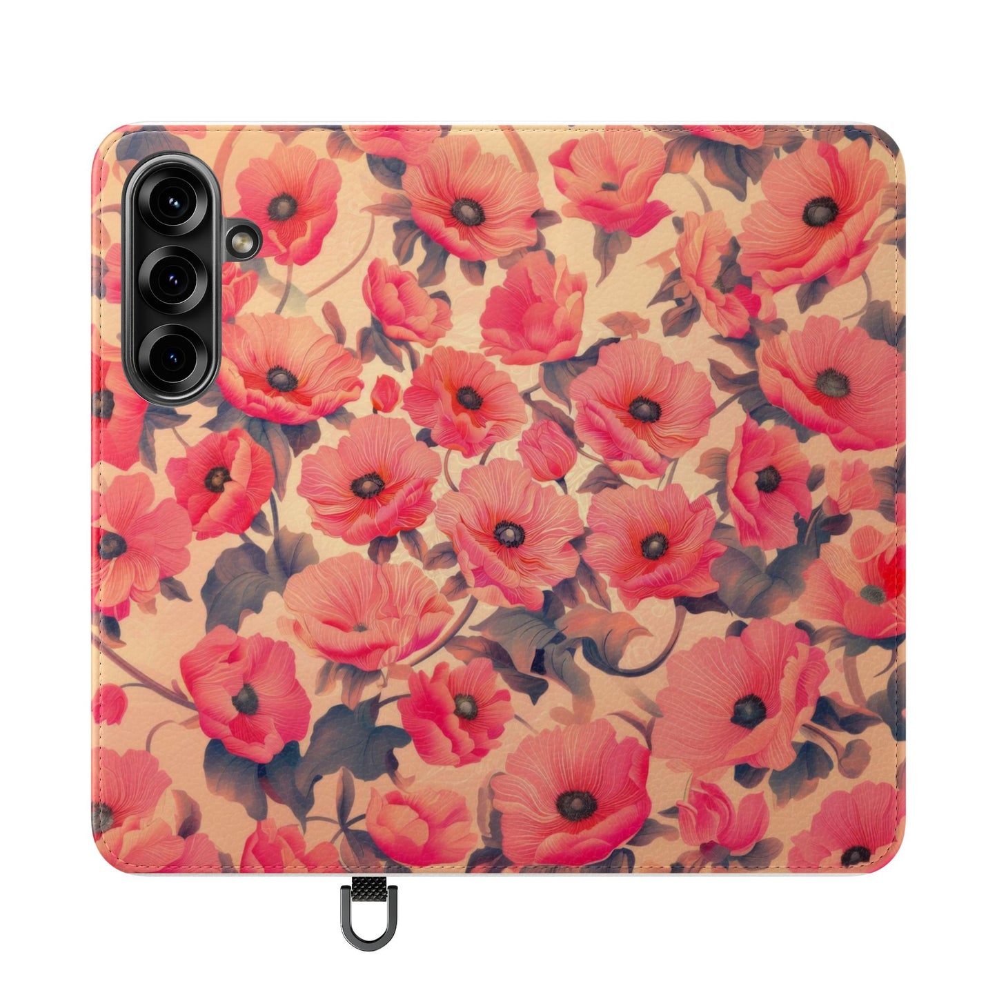 Floral Flip Phone Case - Stylish Smartphone Protector, Floral Design Case, Gift for Her, Trendy Tech Accessory, Mother's Day Gift