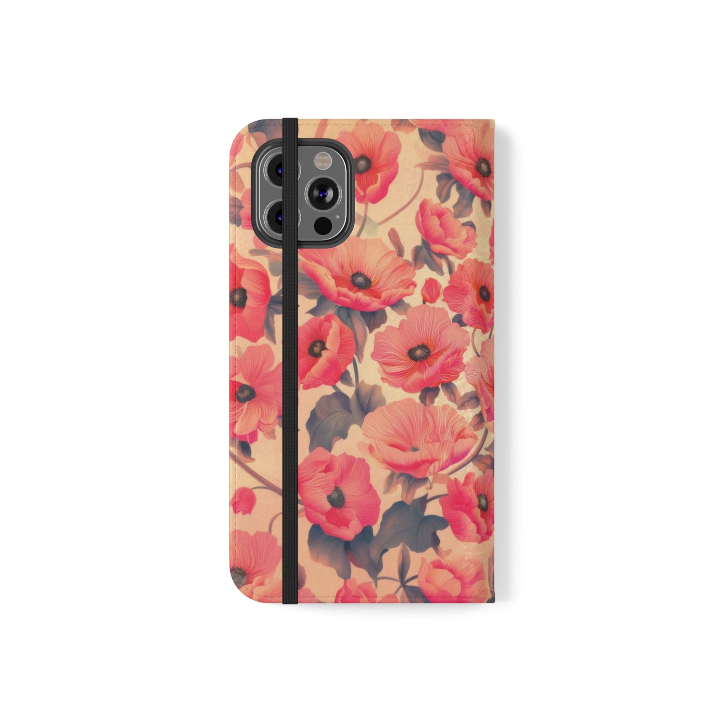 Floral Flip Phone Case - Stylish Smartphone Protector, Floral Design Case, Gift for Her, Trendy Tech Accessory, Mother's Day Gift