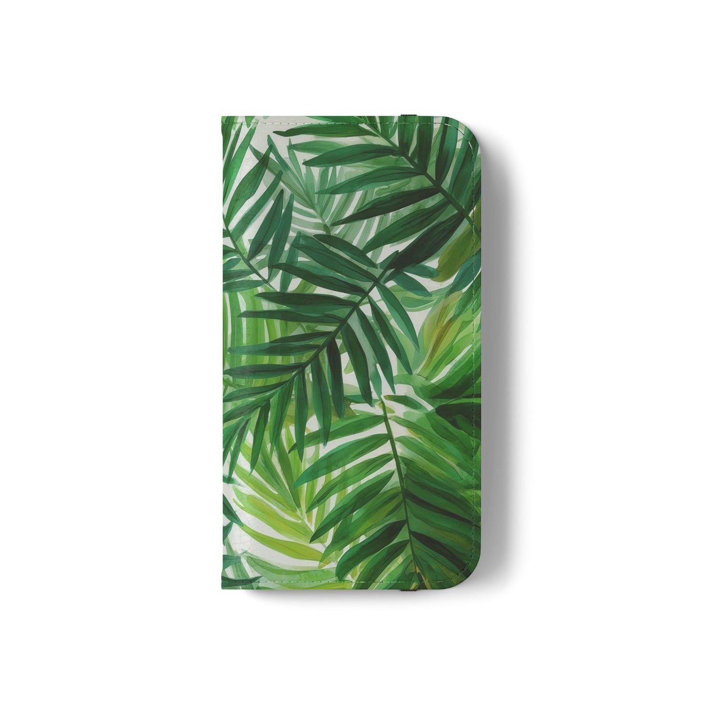 Tropical Leaf Flip Case for Phones, Eco-Friendly Phone Cover, Stylish Wallet Case, Perfect Gift for Nature Lovers, Spring/Summer Accessory