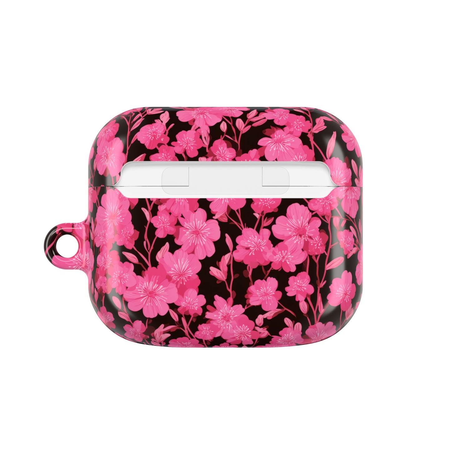 Floral AirPod Case, Cute Pink Wireless Earbud Cover, Gift for Music Lovers, Floral Tech Accessory, Stylish Earbud Holder