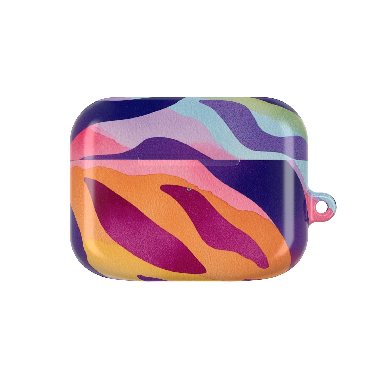 Vibrant Abstract AirPod Case, Colorful Wireless Earbud Cover, Trendy Gift for Music Lovers, Unique Tech Accessory, Perfect for Holidays