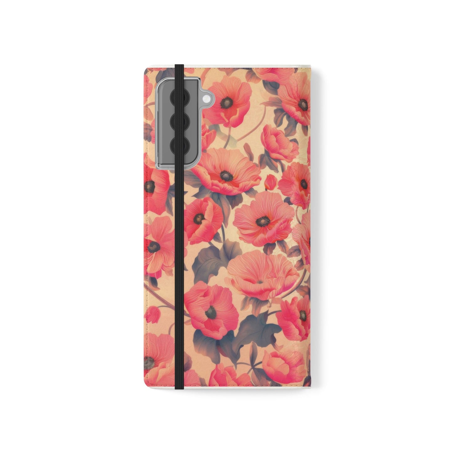 Floral Flip Phone Case - Stylish Smartphone Protector, Floral Design Case, Gift for Her, Trendy Tech Accessory, Mother's Day Gift