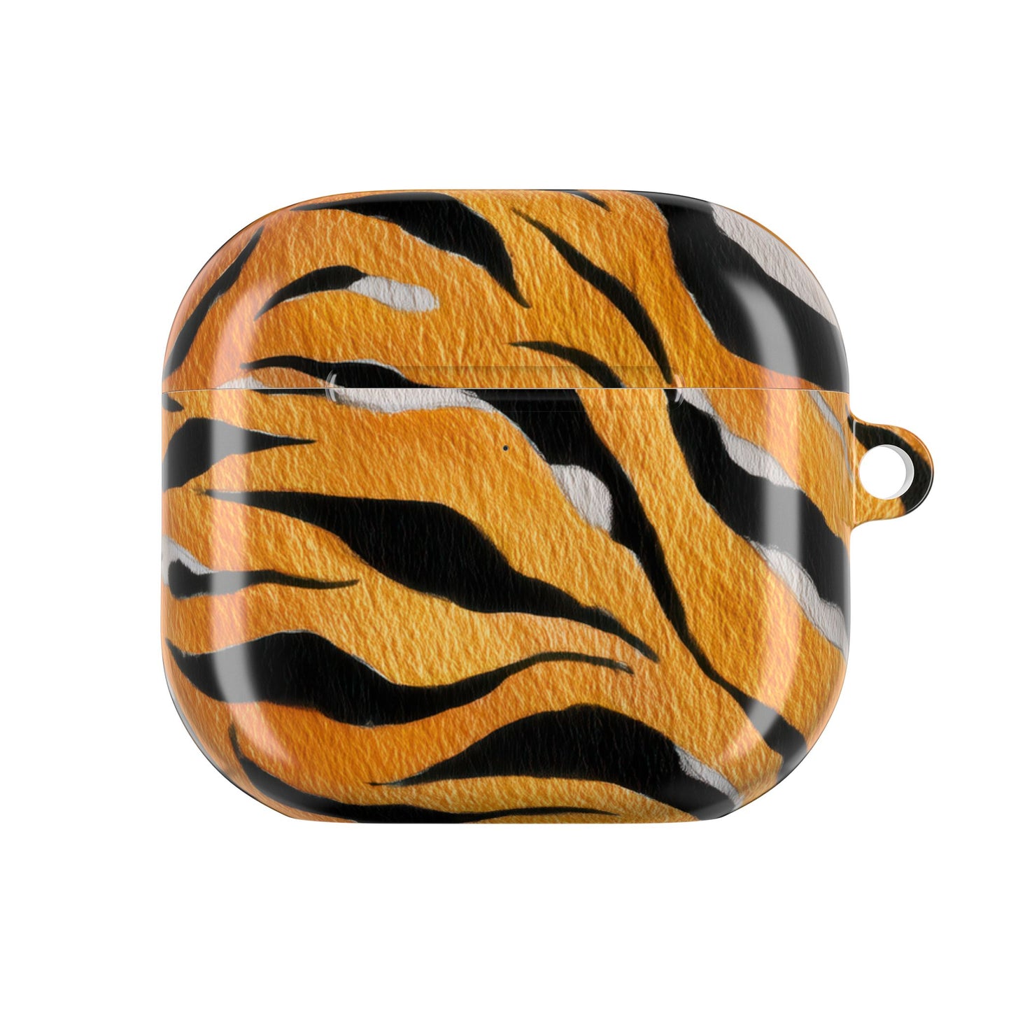 Fierce Tiger Print AirPod Case - Stylish Accessory for Music Lovers, Gift for Animal Lovers, Cute Tech Protector, Unique Earbud Cover