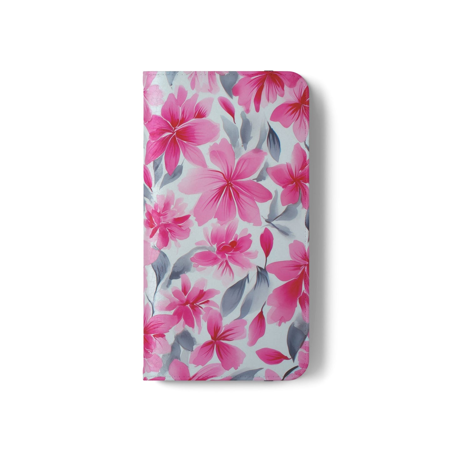 Floral Flip Phone Cases, Elegant Smartphone Covers, Spring Decor, Stylish Gift for Her, Patterned Wallet Case, Trendy Phone Protectors