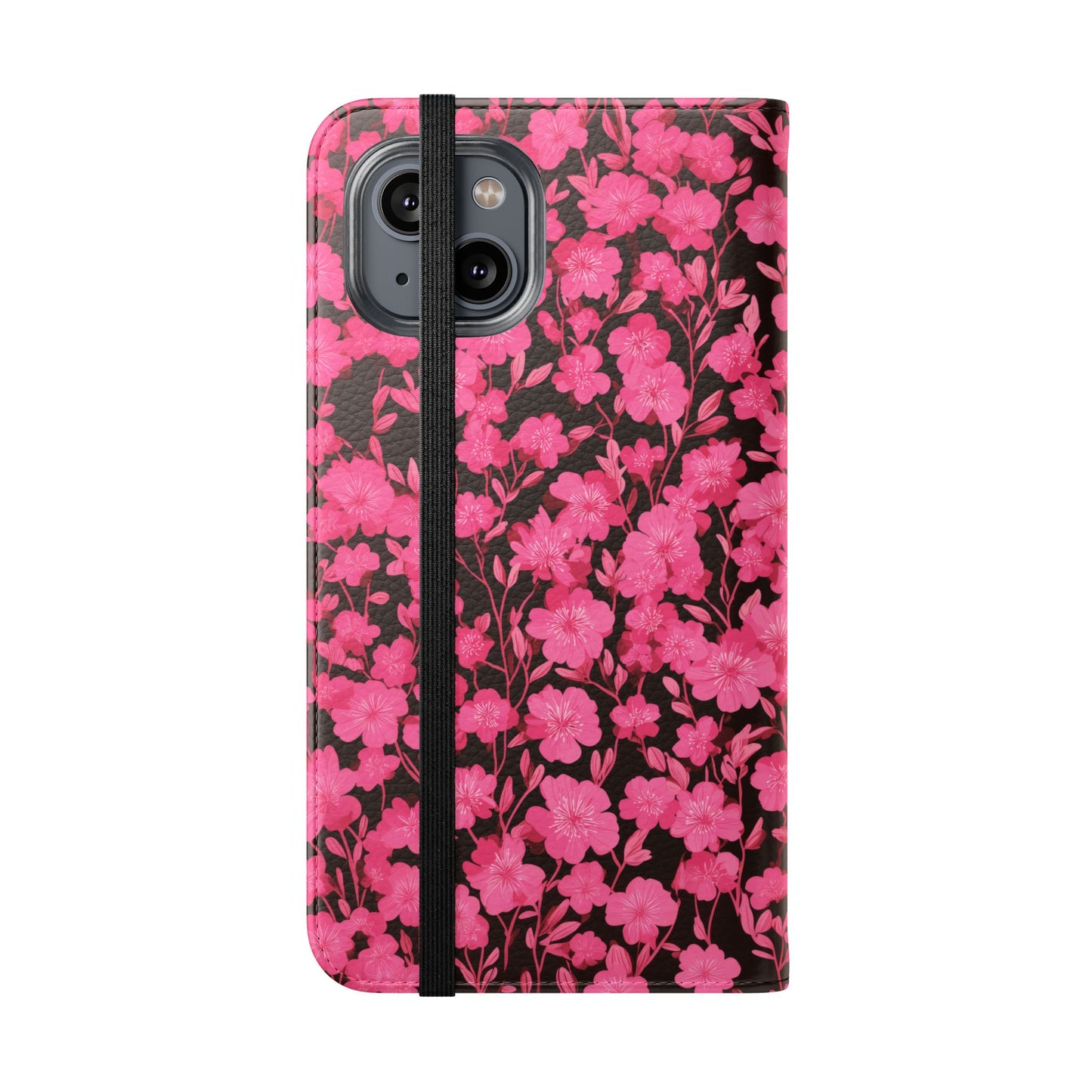 Floral Flip Cases for Phones, Cute Floral Phone Wallet, Gift for Her, Trendy Phone Accessories, Mother's Day Gift, Phone Protection