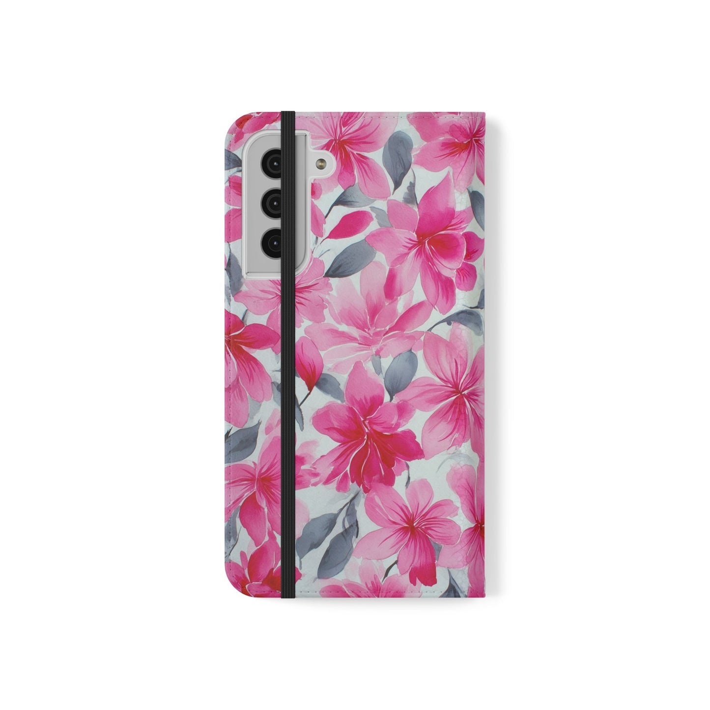 Floral Flip Phone Cases, Elegant Smartphone Covers, Spring Decor, Stylish Gift for Her, Patterned Wallet Case, Trendy Phone Protectors