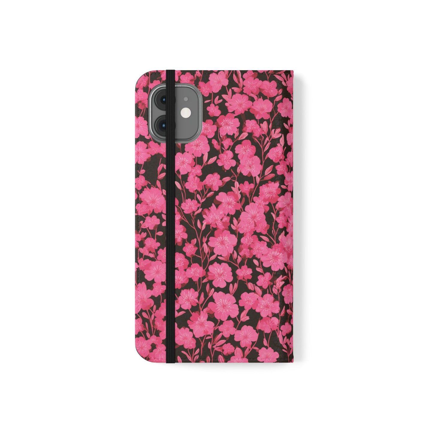 Floral Flip Cases for Phones, Cute Floral Phone Wallet, Gift for Her, Trendy Phone Accessories, Mother's Day Gift, Phone Protection