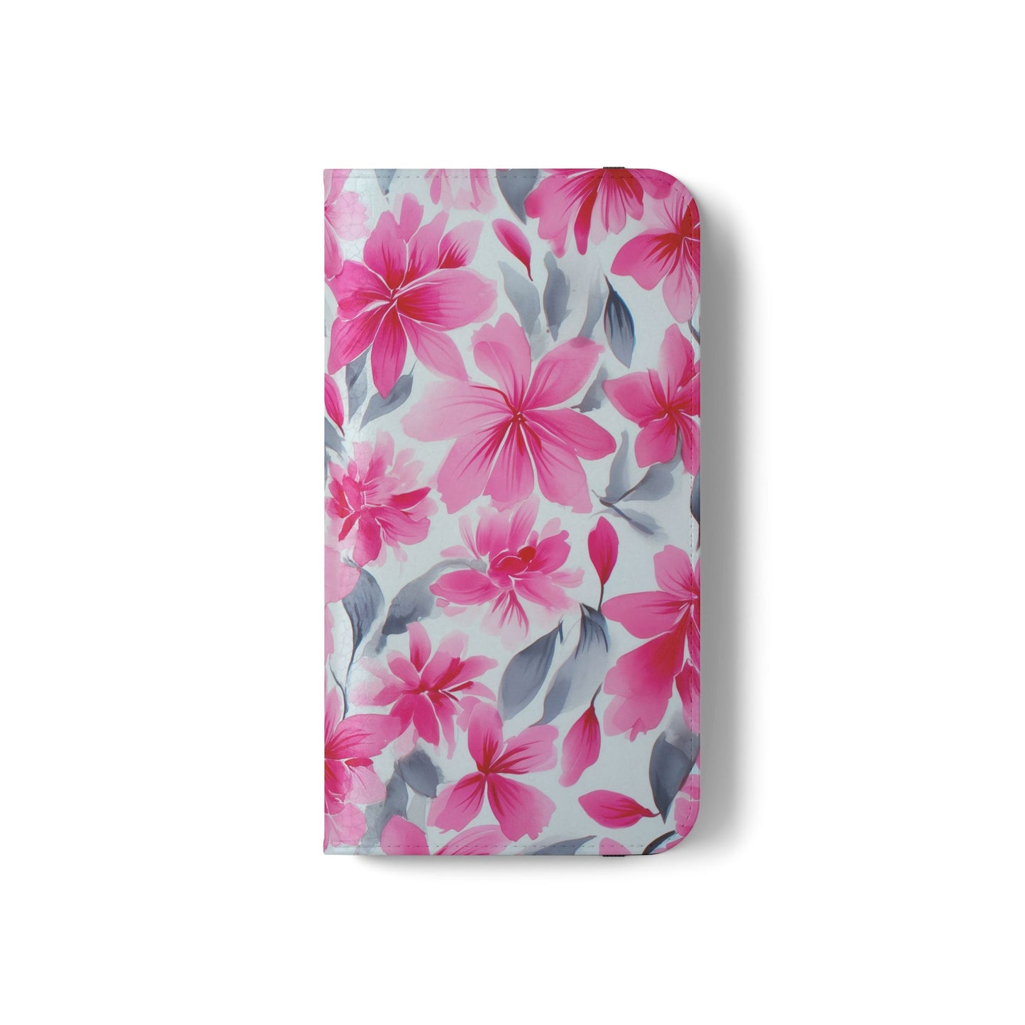 Floral Flip Phone Cases, Elegant Smartphone Covers, Spring Decor, Stylish Gift for Her, Patterned Wallet Case, Trendy Phone Protectors