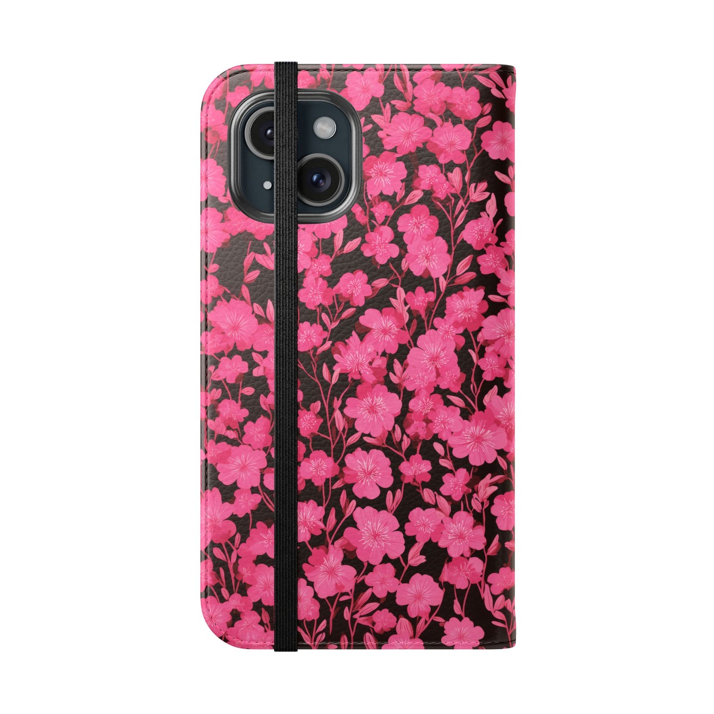 Floral Flip Cases for Phones, Cute Floral Phone Wallet, Gift for Her, Trendy Phone Accessories, Mother's Day Gift, Phone Protection
