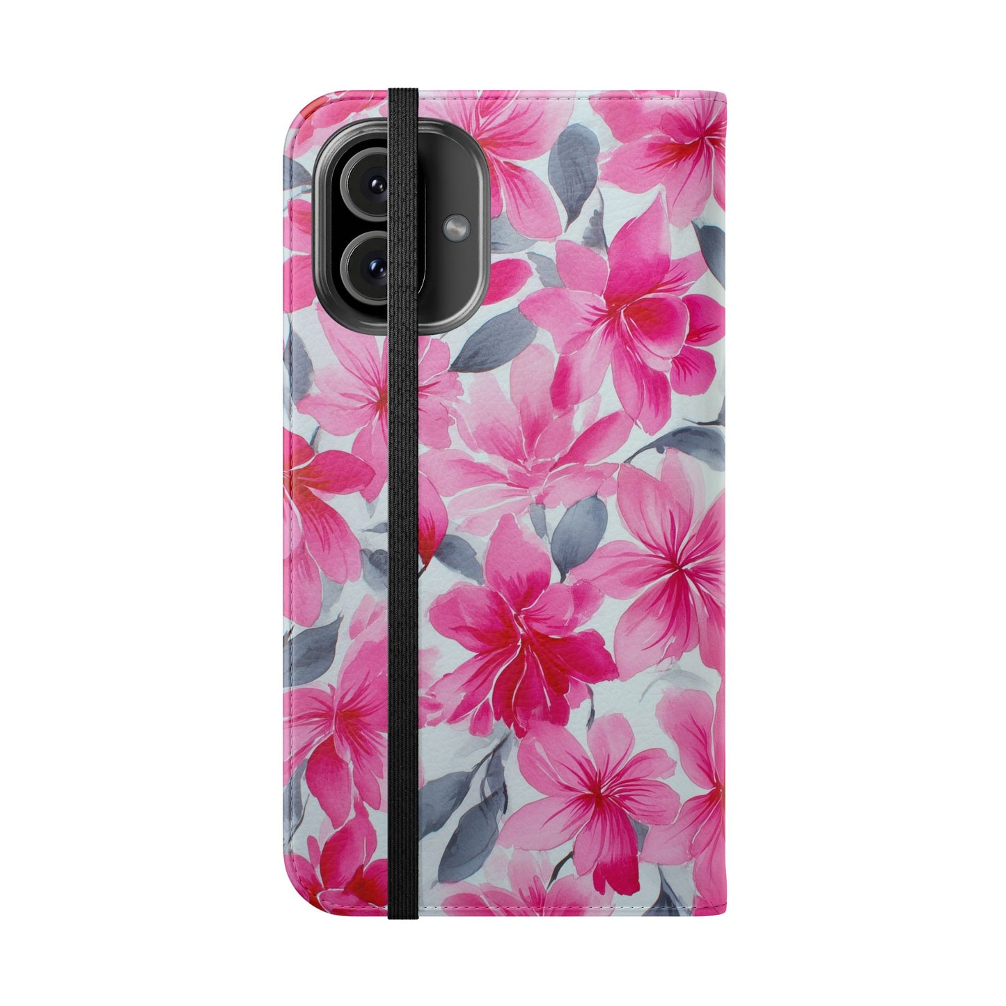 Floral Flip Phone Cases, Elegant Smartphone Covers, Spring Decor, Stylish Gift for Her, Patterned Wallet Case, Trendy Phone Protectors