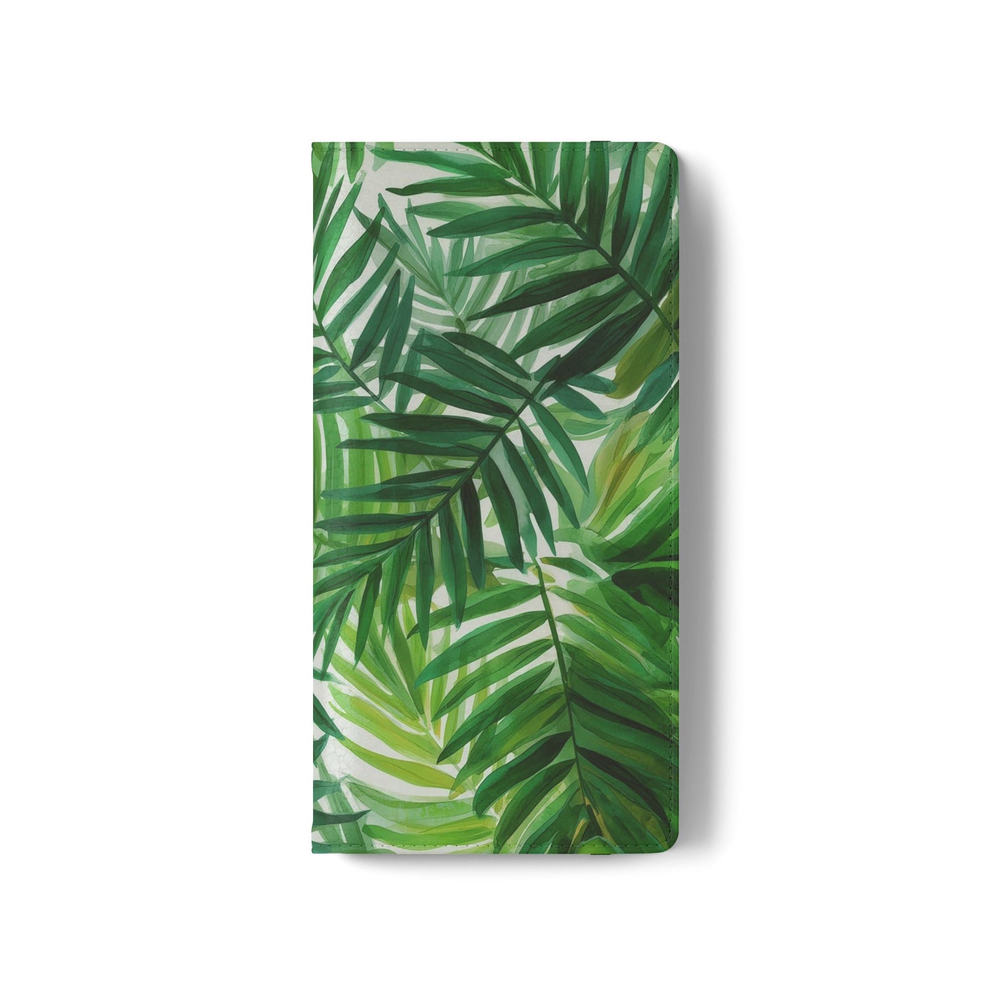 Tropical Leaf Flip Case for Phones, Eco-Friendly Phone Cover, Stylish Wallet Case, Perfect Gift for Nature Lovers, Spring/Summer Accessory