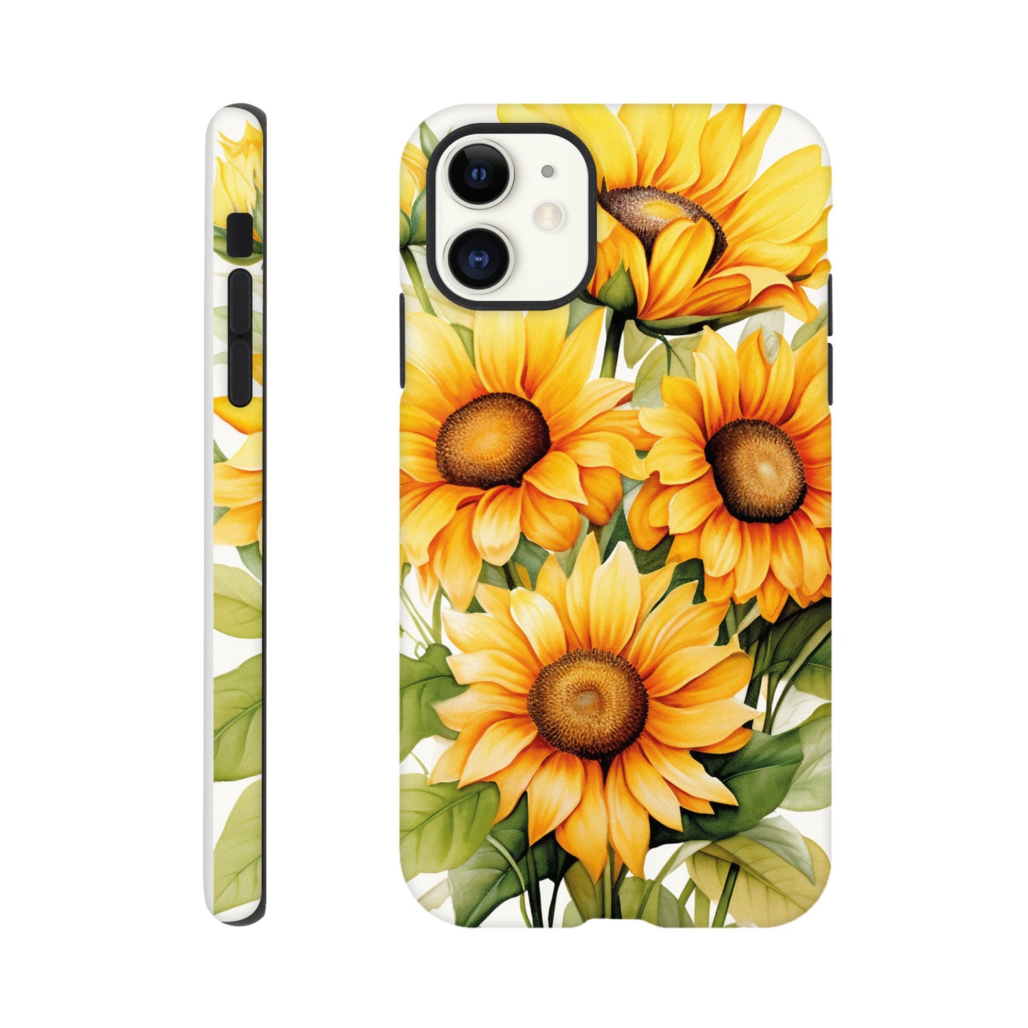 Watercolour sunflowers - Phone case sturdy