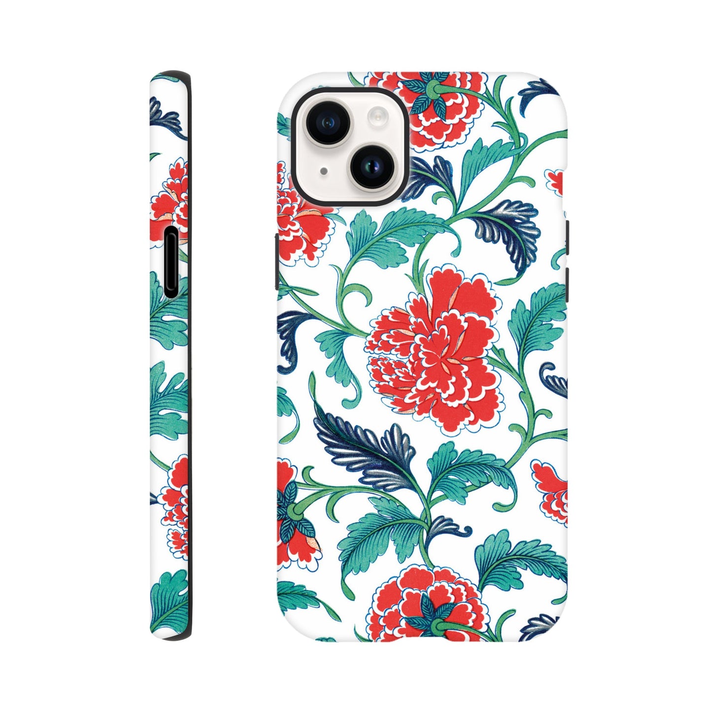 Red floral pattern II - Phone case sturdy