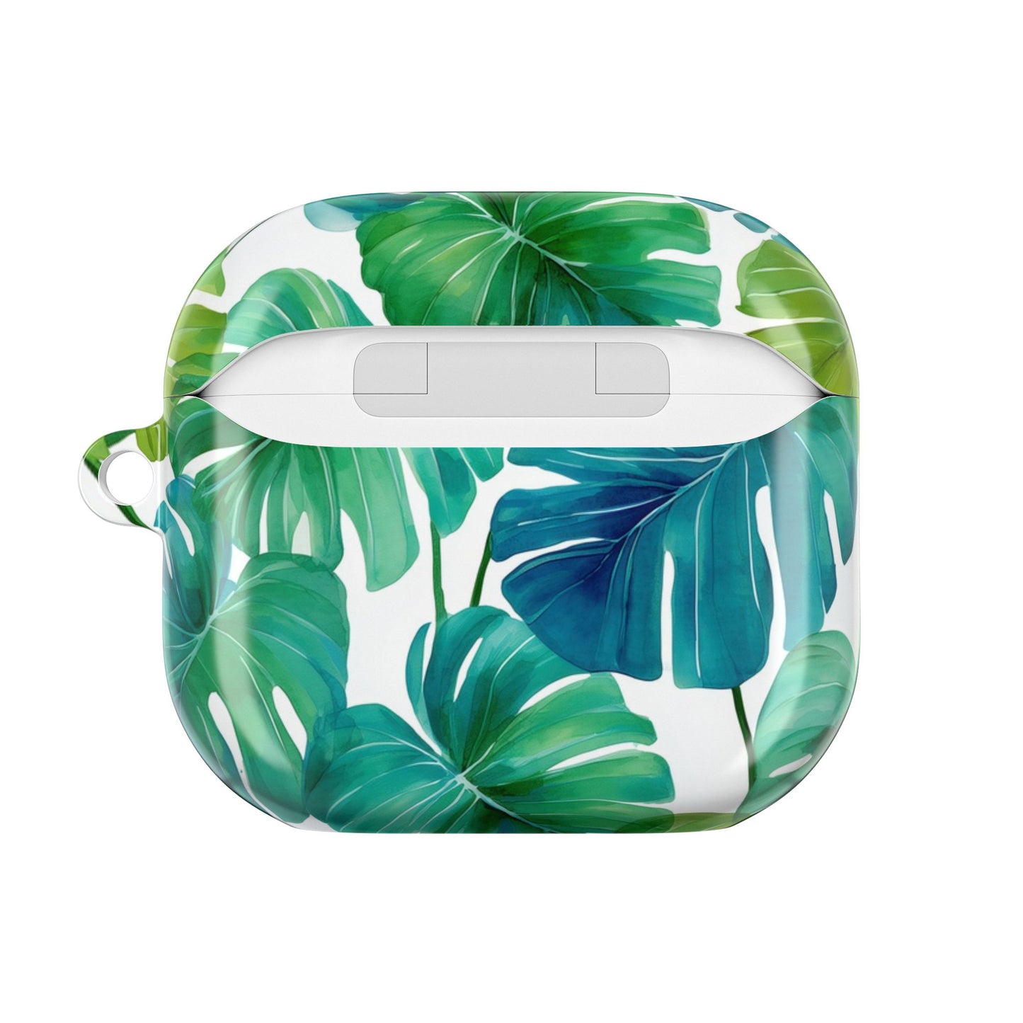 Tropical Leaf AirPod Case | Music Lover Gift, Wireless Earbud Holder, Jungle Vibe, Summer Accessory, Stylish Tech Cover