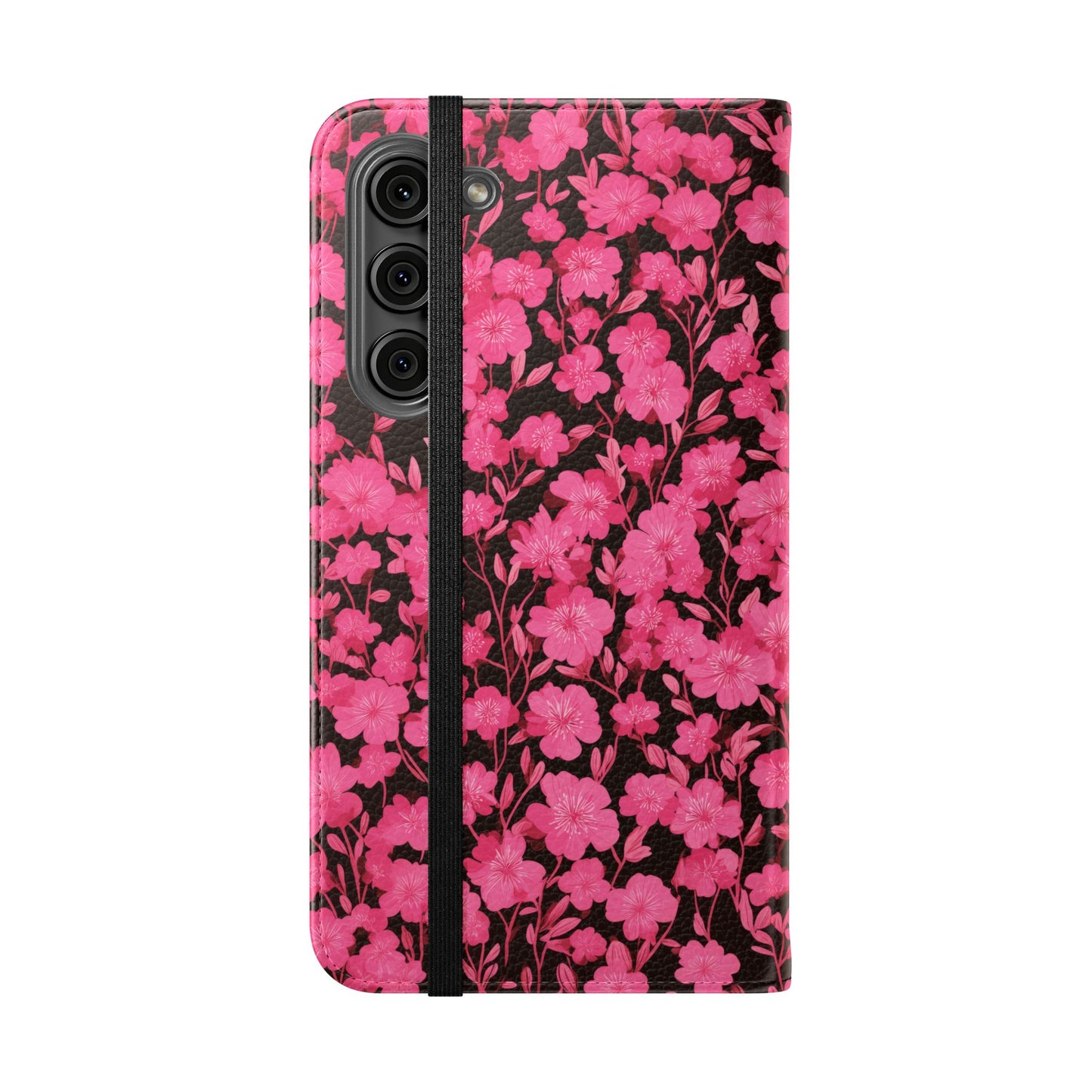 Floral Flip Cases for Phones, Cute Floral Phone Wallet, Gift for Her, Trendy Phone Accessories, Mother's Day Gift, Phone Protection