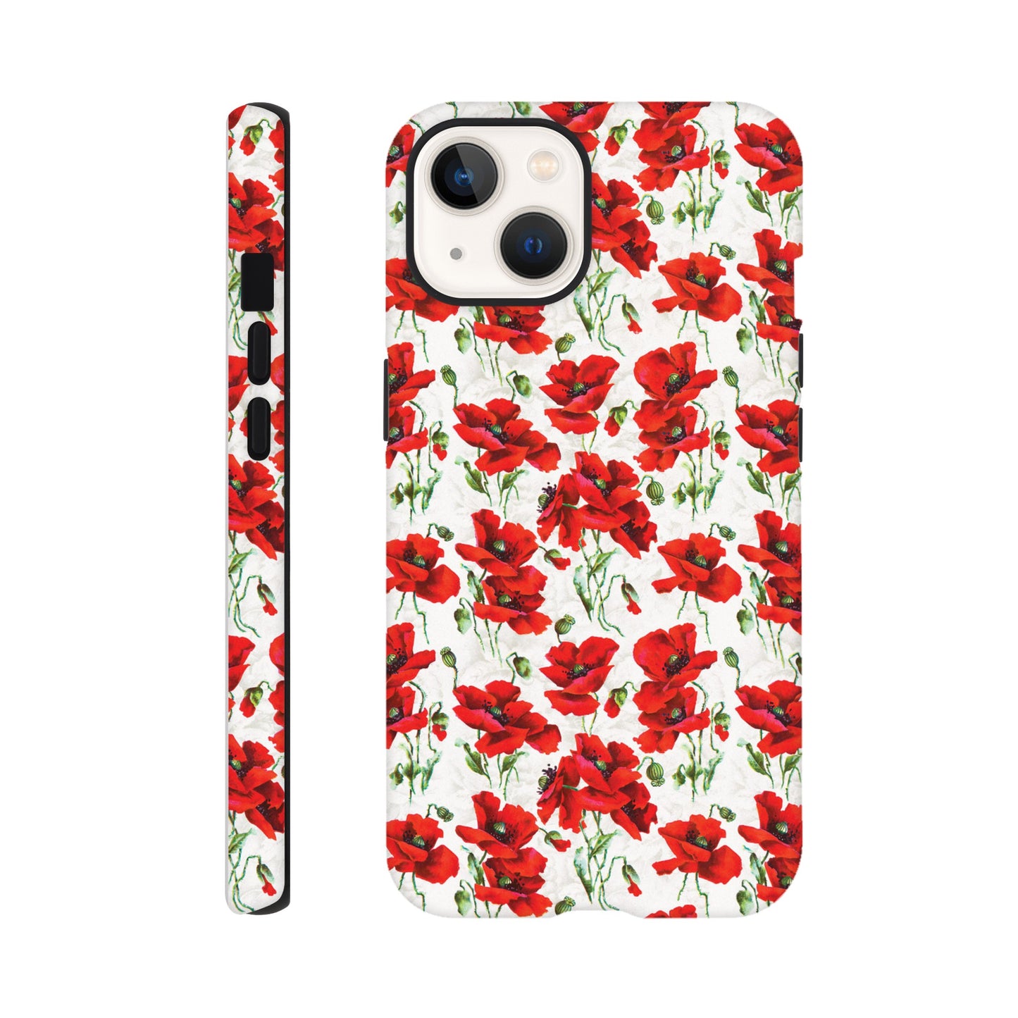Red poppy design - Phone case sturdy