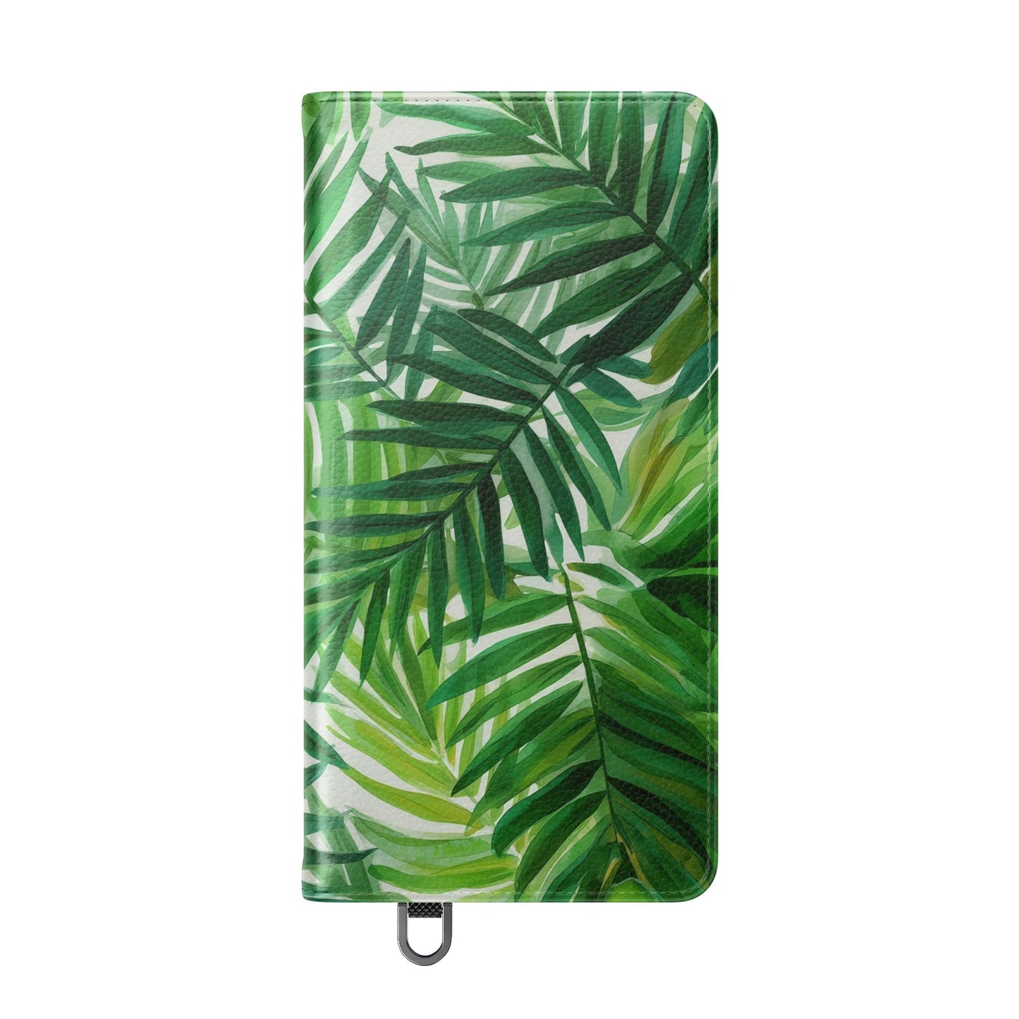 Tropical Leaf Flip Case for Phones, Eco-Friendly Phone Cover, Stylish Wallet Case, Perfect Gift for Nature Lovers, Spring/Summer Accessory