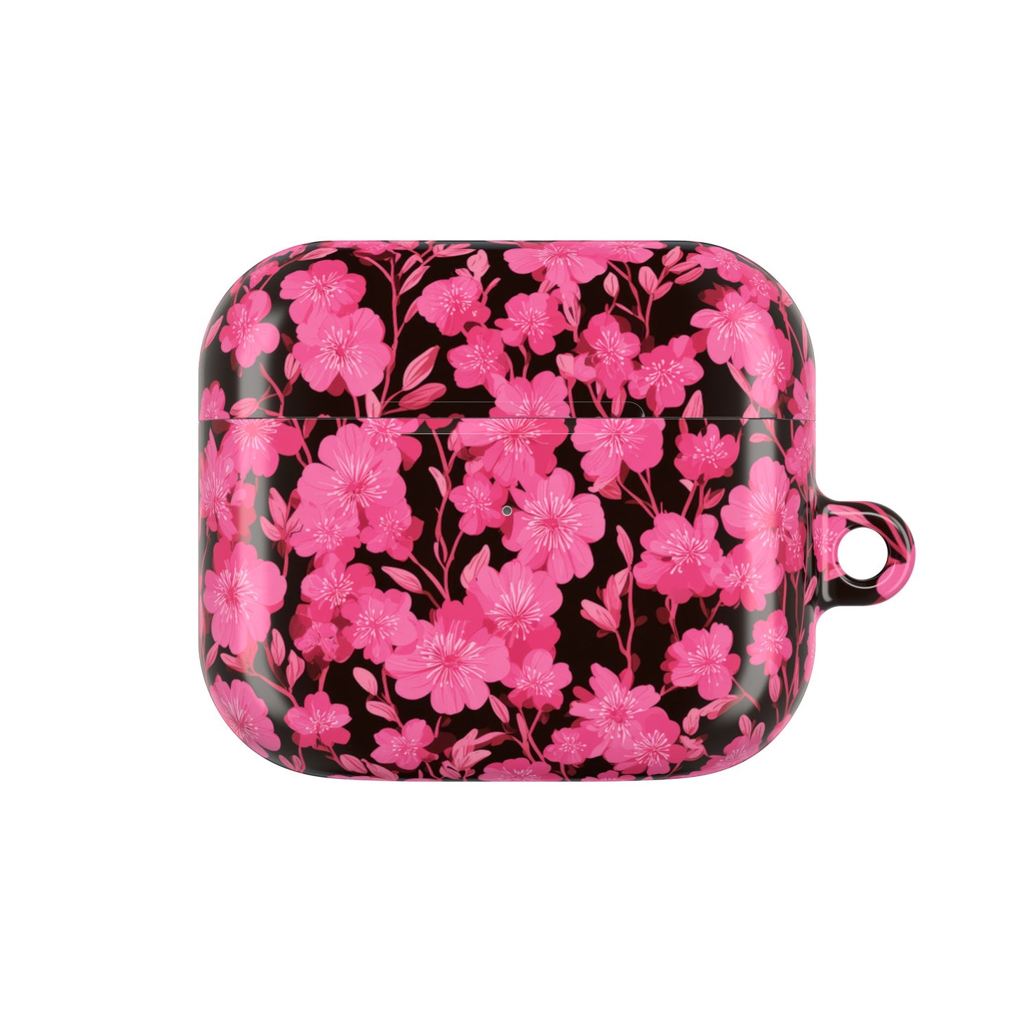 Floral AirPod Case, Cute Pink Wireless Earbud Cover, Gift for Music Lovers, Floral Tech Accessory, Stylish Earbud Holder