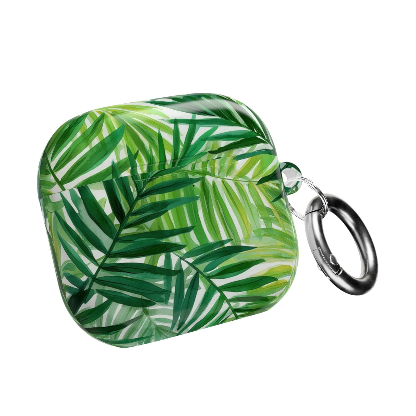 Tropical Leaf AirPod Case, Stylish AirPods Cover, Nature-Inspired Earbud Protector, Gift for Music Lovers, Greenery AirPod Accessories