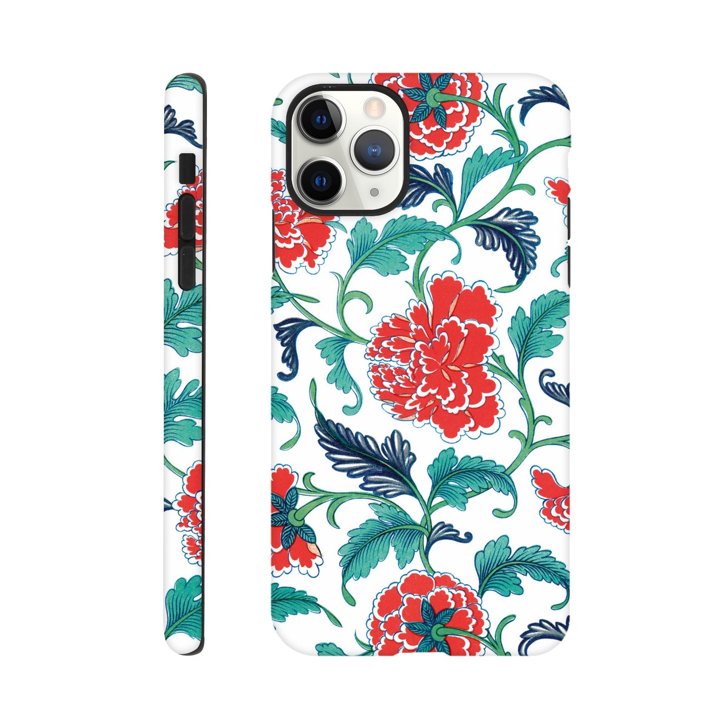 Red floral pattern II - Phone case sturdy