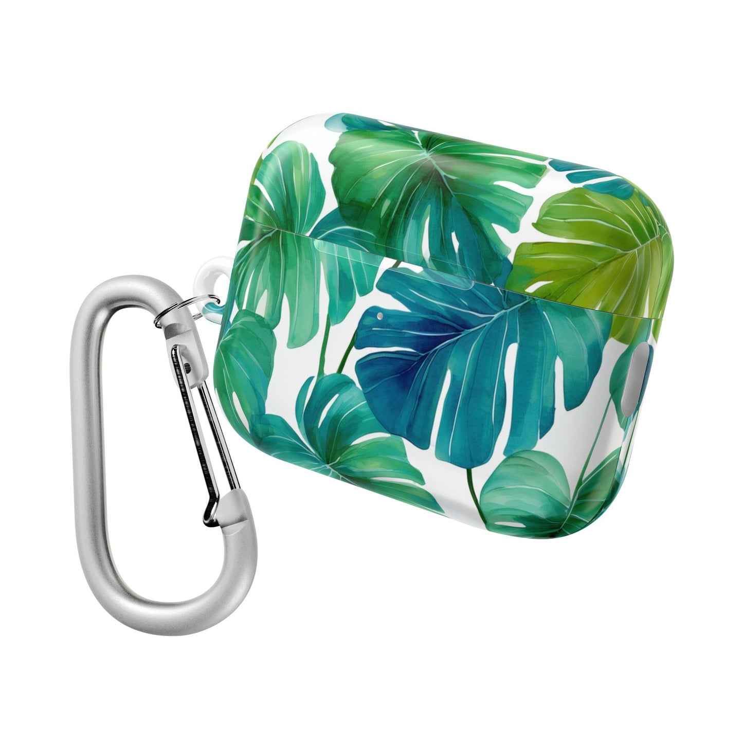 Tropical Leaf AirPod Case | Music Lover Gift, Wireless Earbud Holder, Jungle Vibe, Summer Accessory, Stylish Tech Cover