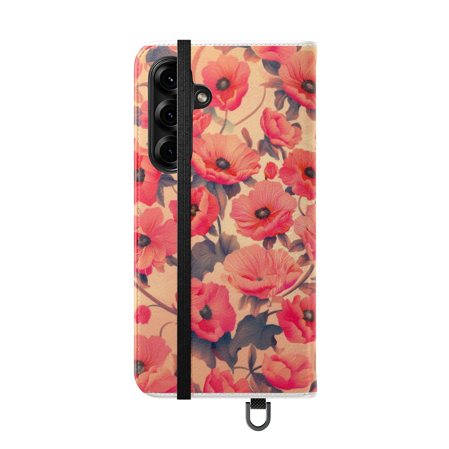 Floral Flip Phone Case - Stylish Smartphone Protector, Floral Design Case, Gift for Her, Trendy Tech Accessory, Mother's Day Gift