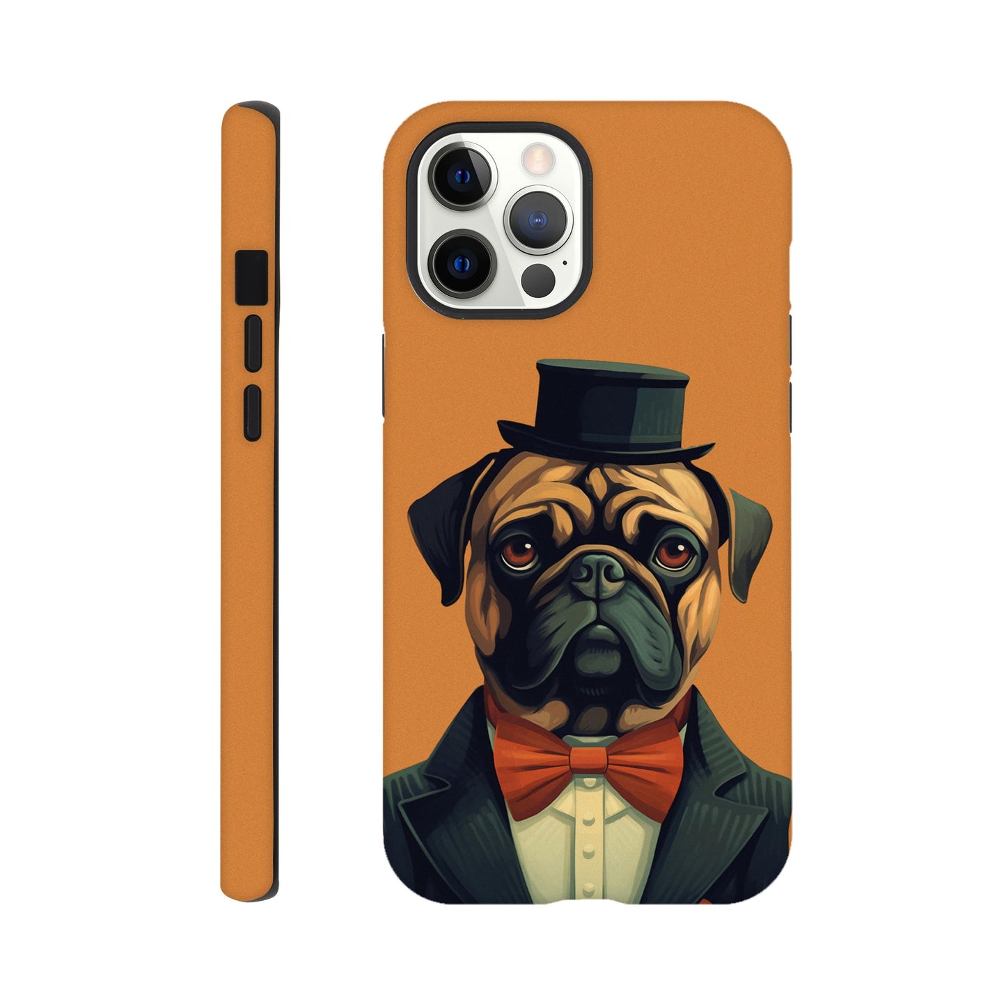 A gentleman Pug - Phone Case sturdy