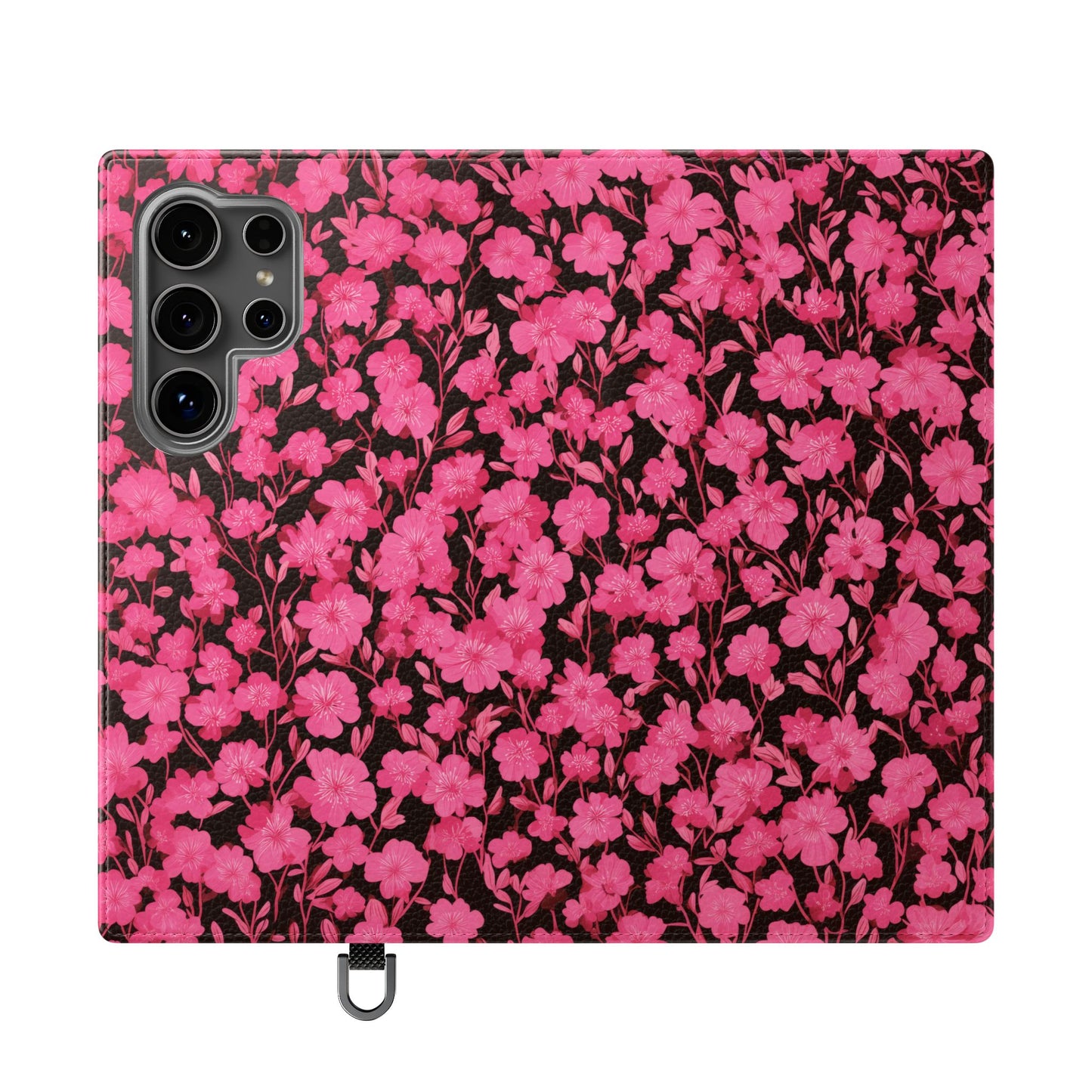Floral Flip Cases for Phones, Cute Floral Phone Wallet, Gift for Her, Trendy Phone Accessories, Mother's Day Gift, Phone Protection