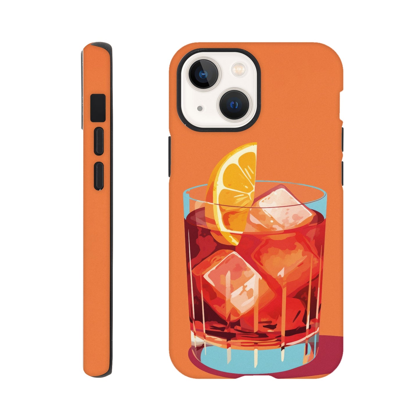 Negroni (Orange) - Phone Case sturdy