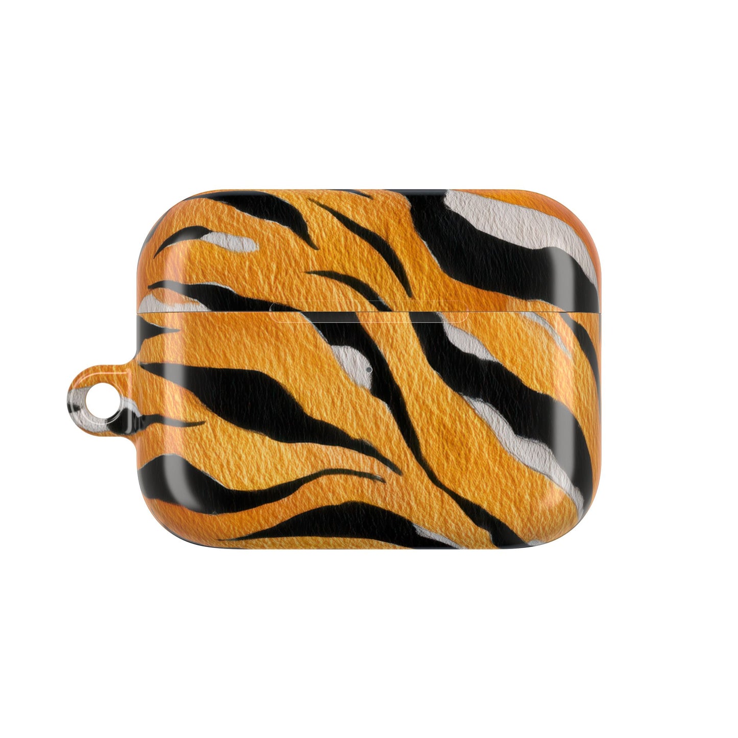 Fierce Tiger Print AirPod Case - Stylish Accessory for Music Lovers, Gift for Animal Lovers, Cute Tech Protector, Unique Earbud Cover