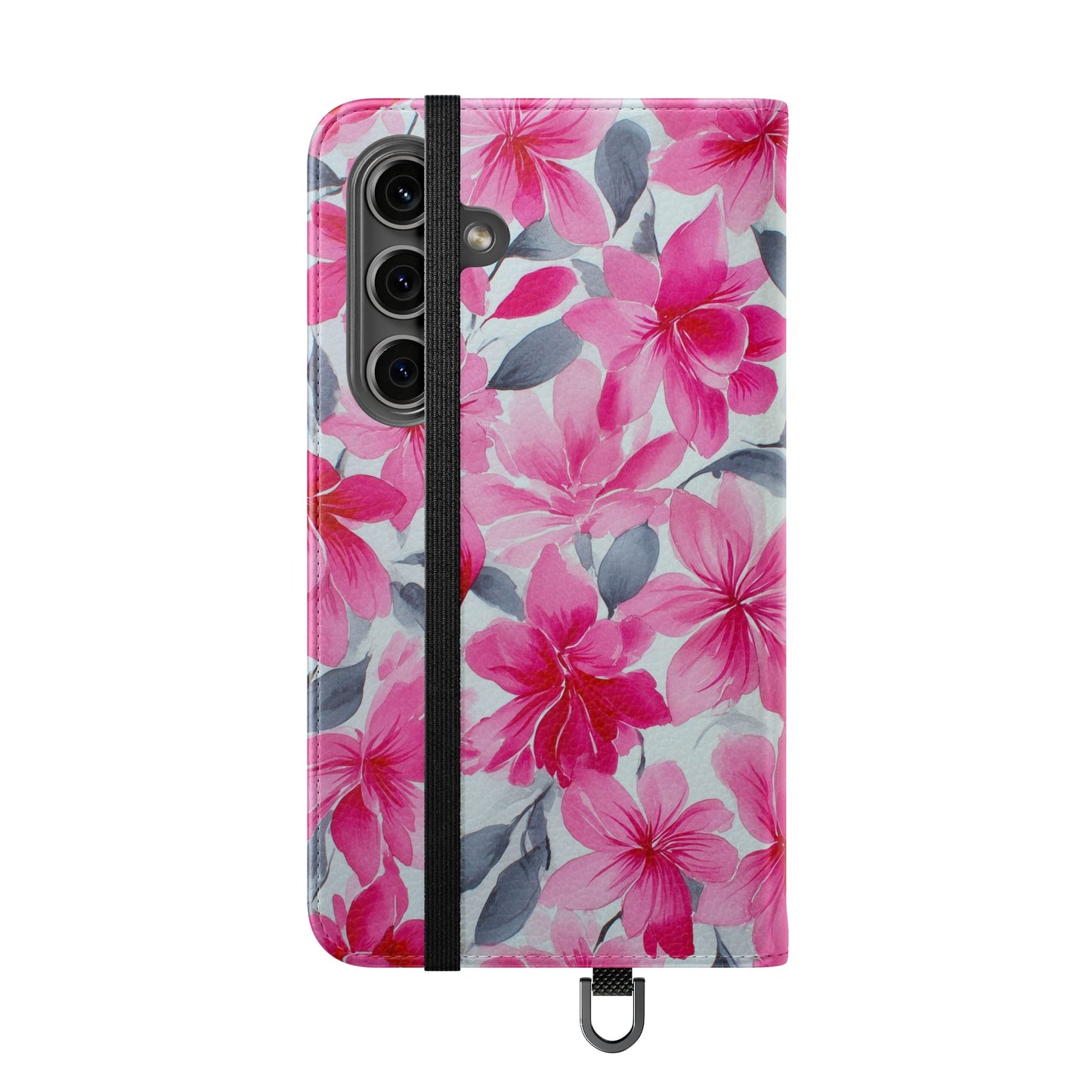 Floral Flip Phone Cases, Elegant Smartphone Covers, Spring Decor, Stylish Gift for Her, Patterned Wallet Case, Trendy Phone Protectors