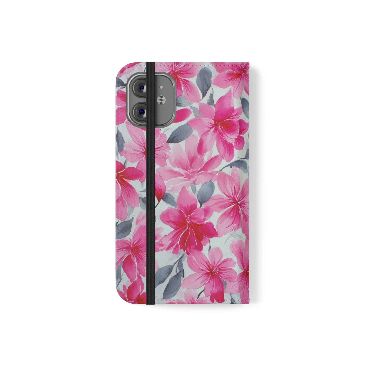 Floral Flip Phone Cases, Elegant Smartphone Covers, Spring Decor, Stylish Gift for Her, Patterned Wallet Case, Trendy Phone Protectors