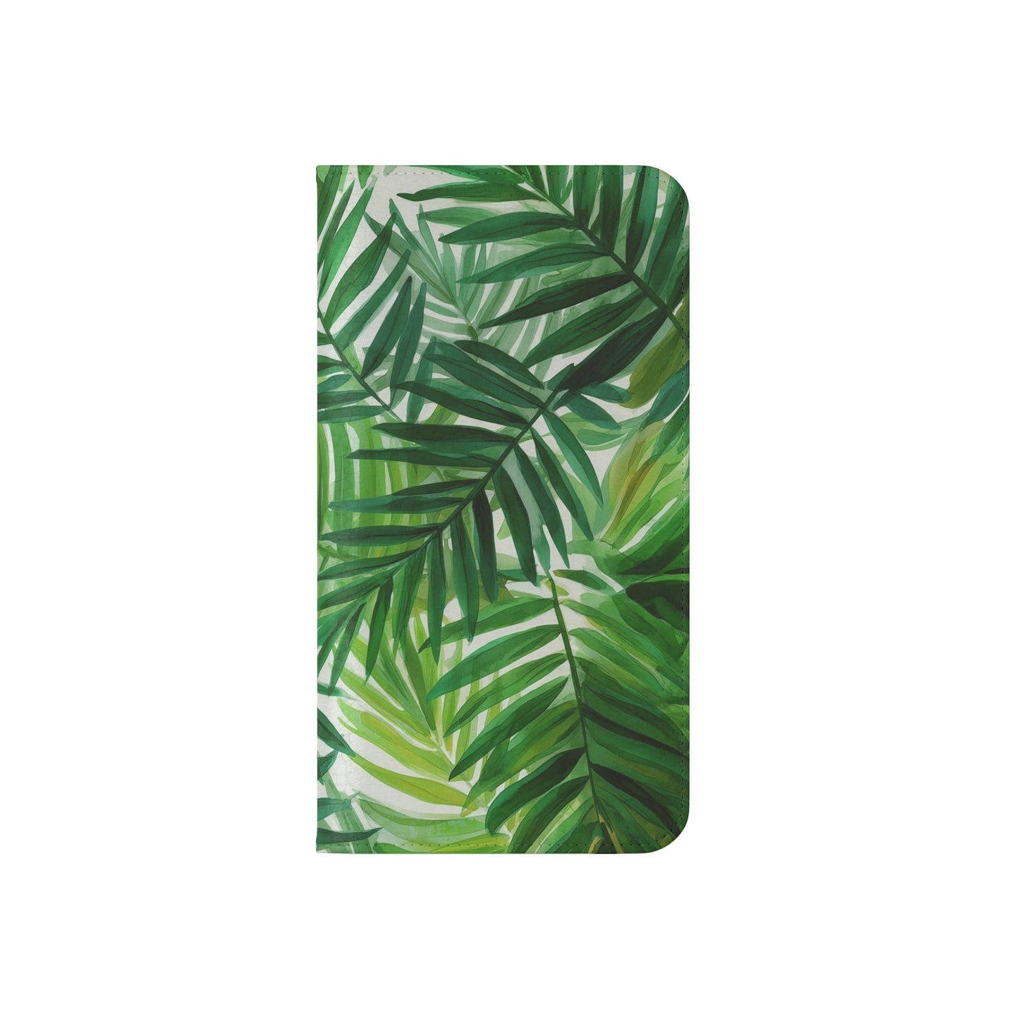 Tropical Leaf Flip Case for Phones, Eco-Friendly Phone Cover, Stylish Wallet Case, Perfect Gift for Nature Lovers, Spring/Summer Accessory