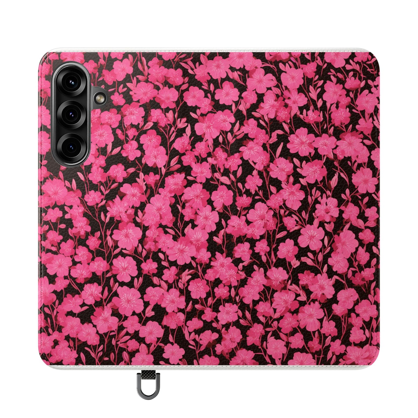 Floral Flip Cases for Phones, Cute Floral Phone Wallet, Gift for Her, Trendy Phone Accessories, Mother's Day Gift, Phone Protection